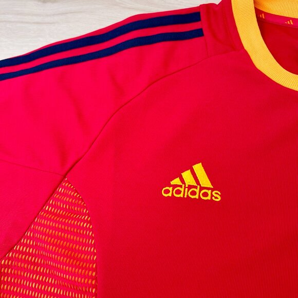 Vintage Adidas 2002 España National Soccer Jersey Home Kit XL / Rare Collectible - Picture 8 of 16